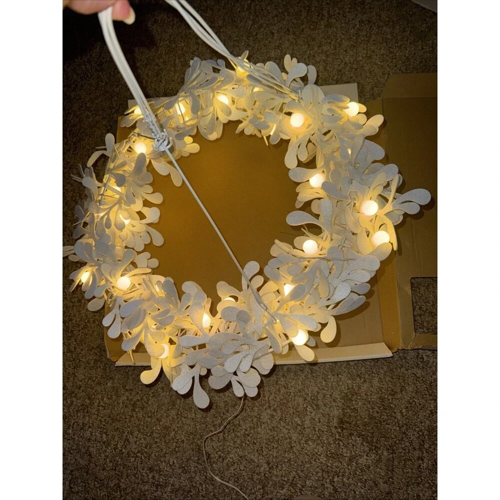 IKEA STRÅLA LED Holiday Decorative Chandelier DISCONTINUED 21x21 “ No Tex Cones